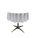 60" ROUND POLY POPLIN SEAMLESS TABLECLOTH
