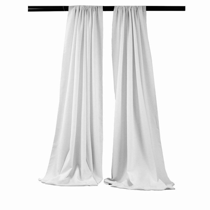 Backdrop Drape Curtain 5 Feet Wide x 9 Feet High, Polyester Poplin SEAMLESS 1 SETS.