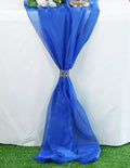 14" Wide Extra Long, Chiffon Wedding Table Runner - New Creations Fabric & Foam Inc