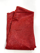 36" ROUND FULL COVERED GLITTER SHIMMER TABLECLOTH - New Creations Fabric & Foam Inc