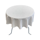 36" ROUND FULL COVERED GLITTER SHIMMER TABLECLOTH - New Creations Fabric & Foam Inc