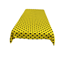 36" x 36" Square Big Polka Dot Poly Cotton Tablecloth - New Creations Fabric & Foam Inc