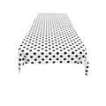 36" x 36" Square Big Polka Dot Poly Cotton Tablecloth - New Creations Fabric & Foam Inc