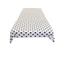 45" x 45" Square Big Polka Dot Poly Cotton Tablecloth - New Creations Fabric & Foam Inc