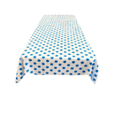 45" x 45" Square Big Polka Dot Poly Cotton Tablecloth - New Creations Fabric & Foam Inc