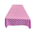 45" x 45" Square Big Polka Dot Poly Cotton Tablecloth - New Creations Fabric & Foam Inc