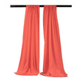 5 Feet Wide x 6 Feet High, Polyester Poplin Backdrop Drape Curtain Panel, Room Divider, 1 Pair - New Creations Fabric & Foam Inc