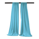 5 Feet Wide x 6 Feet High, Polyester Poplin Backdrop Drape Curtain Panel, Room Divider, 1 Pair - New Creations Fabric & Foam Inc