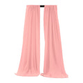 5 Feet Wide x 7 Feet High, Polyester Poplin Backdrop Drape Curtain Panel, Room Divider, 1 Pair - New Creations Fabric & Foam Inc