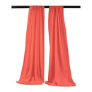 5 Feet Wide x 8 Feet High, Polyester Poplin Backdrop Drape Curtain Panel, Room Divider, 1 Pair - New Creations Fabric & Foam Inc