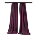 5 Feet Wide x 8 Feet High, Polyester Poplin Backdrop Drape Curtain Panel, Room Divider, 1 Pair - New Creations Fabric & Foam Inc