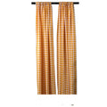 5 Feet Wide x 9 Feet High, Buffalo Checkered Country Plaid Gingham Checkered Backdrop Drapes Curtains Panels, 1 Pair - New Creations Fabric & Foam Inc