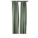 5 Feet Wide x 9 Feet High, Buffalo Checkered Country Plaid Gingham Checkered Backdrop Drapes Curtains Panels, 1 Pair - New Creations Fabric & Foam Inc