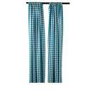 5 Feet Wide x 9 Feet High, Buffalo Checkered Country Plaid Gingham Checkered Backdrop Drapes Curtains Panels, 1 Pair - New Creations Fabric & Foam Inc