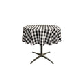 58" ROUND TABLECLOTH POLYESTER CHECKERED - New Creations Fabric & Foam Inc