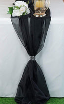 58" Wide Extra Long, Chiffon Wedding Table Runner - New Creations Fabric & Foam Inc