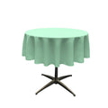 36" ROUND POLYESTER POPLIN TABLECLOTH