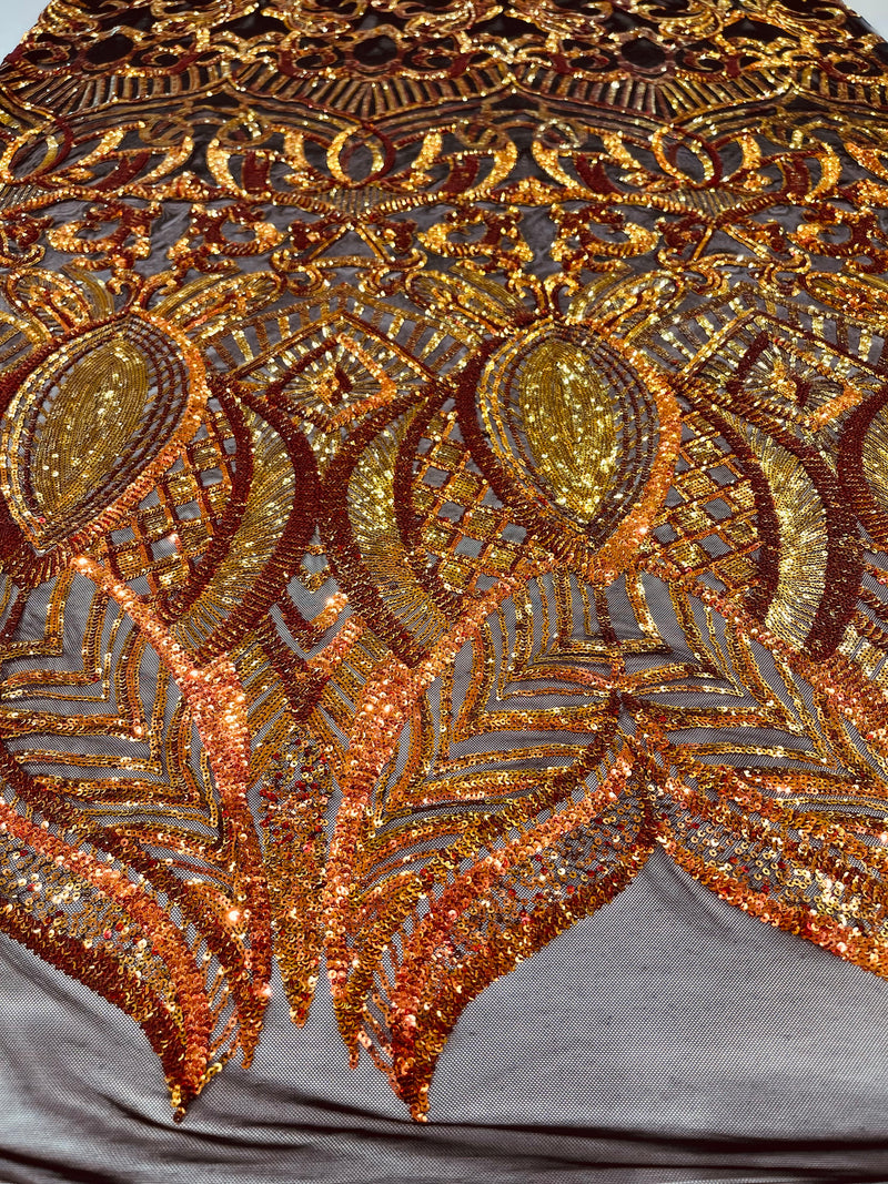 ROYALTY SEQUIN DAMASK (By The Yard)