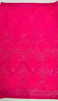 Feather Damask Shiny Sequin Design on a 4 Way Stretch mesh Fabric-Prom Night -Sold by The Yard.