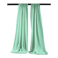 5 Feet Wide x 7 Feet High, Polyester Poplin Backdrop Drape Curtain Panel, Room Divider, 1 Pair