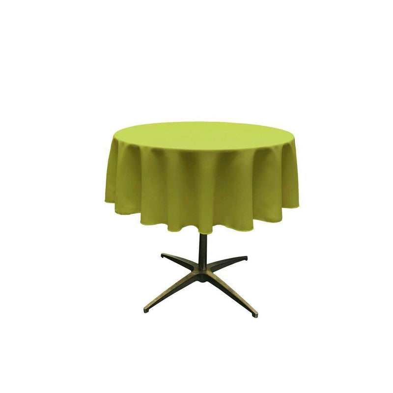 42" ROUND POLYESTER POPLIN TABLECLOTH