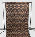 5 Feet Wide Damask Flocking Taffeta Backdrop Drape Curtain Panel, 1 Panel