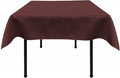 45 x 45" Square Polyester Bridal Satin Table Table Overlay, For a Small 33" Square Coffee Table  With 6" Drop