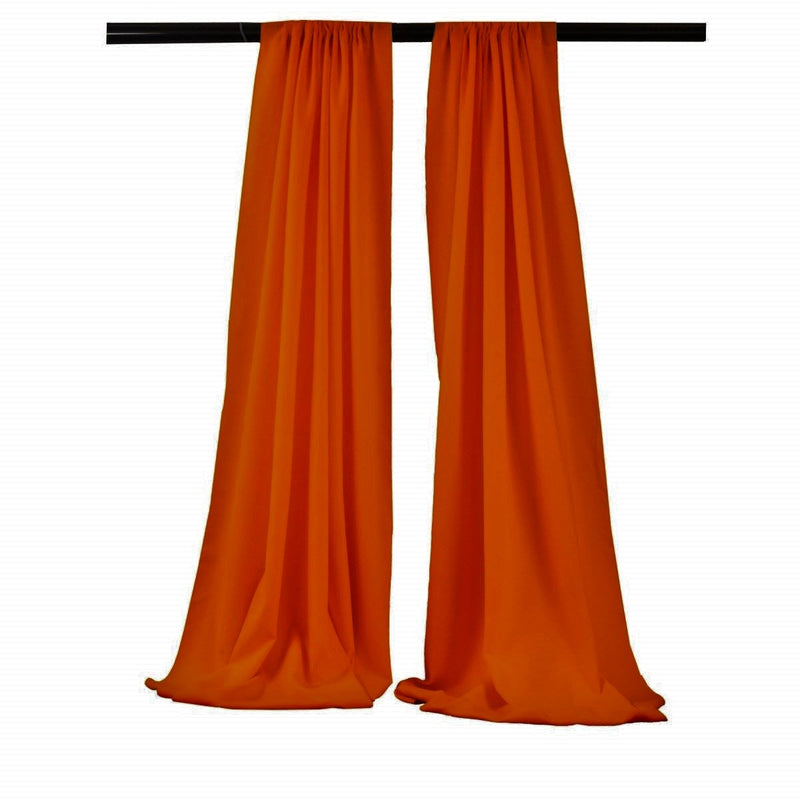 5 Feet Wide x 20 Feet High,  Polyester Seamless Backdrop Drape Curtain Panel / Curtain Room Divider / 2 Panels