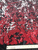 Camo Sequin Stretch Velvet 54" Wide| New Creations Fabric & Foam Inc. - New Creations Fabric & Foam Inc