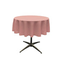 42" ROUND POLYESTER POPLIN TABLECLOTH