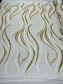 Flame Sequin Fabric 54” Wide| New Creations Fabric & Foam Inc. - New Creations Fabric & Foam Inc
