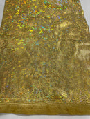 FOGGY SHATTERED GLASS FOIL SPANDEX FABRIC (by the yard) - New Creations Fabric & Foam Inc