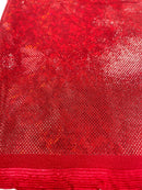 FOGGY SHATTERED GLASS FOIL SPANDEX FABRIC (by the yard) - New Creations Fabric & Foam Inc