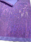 FOGGY SHATTERED GLASS FOIL SPANDEX FABRIC (by the yard) - New Creations Fabric & Foam Inc