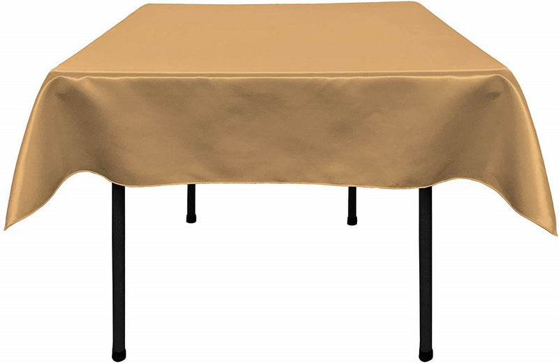 36"x36" SQUARE BRIDAL SATIN TABLECLOTH