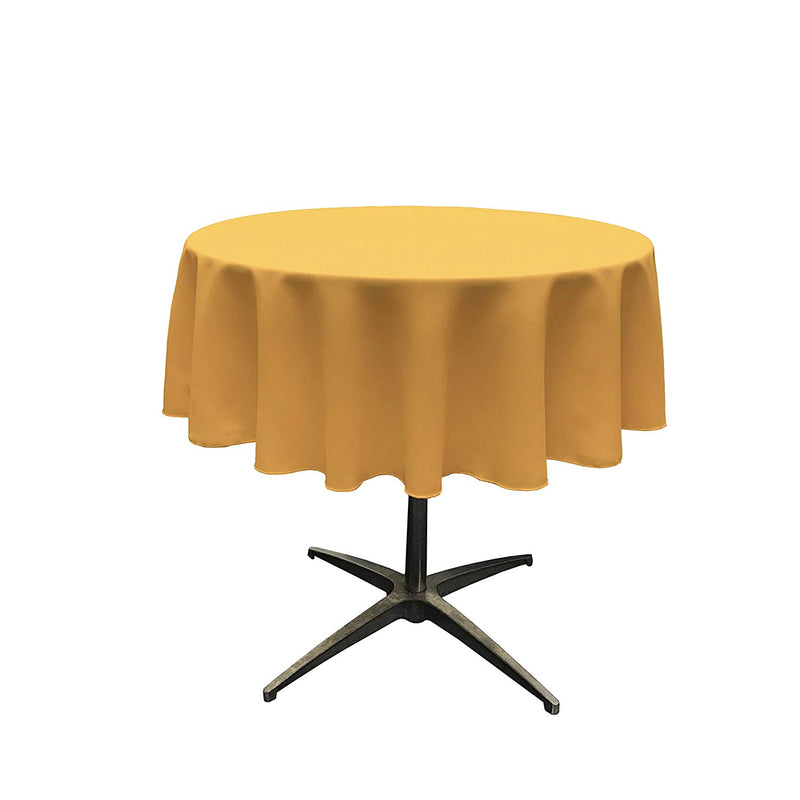 42" ROUND POLYESTER POPLIN TABLECLOTH