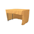 96" Long x 30" Wide x 30" High, Polyester Poplin Fitted Tablecloth with Open Back Design,