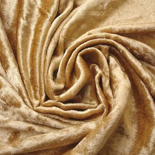 Solid Crushed Velour Stretch Velvet Fabric 59/60" Wide Sold By The Yard.