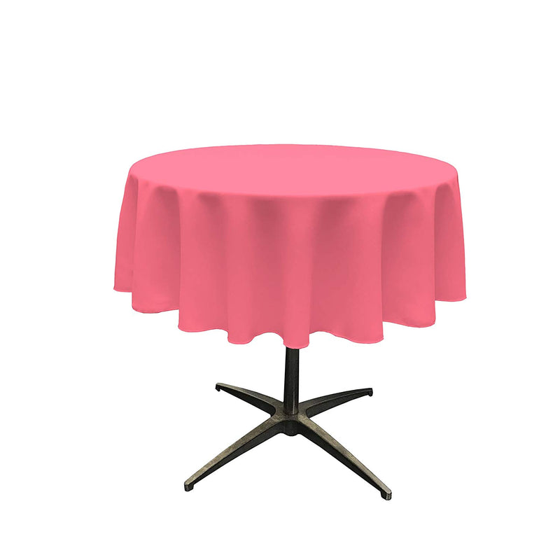 42" ROUND POLYESTER POPLIN TABLECLOTH