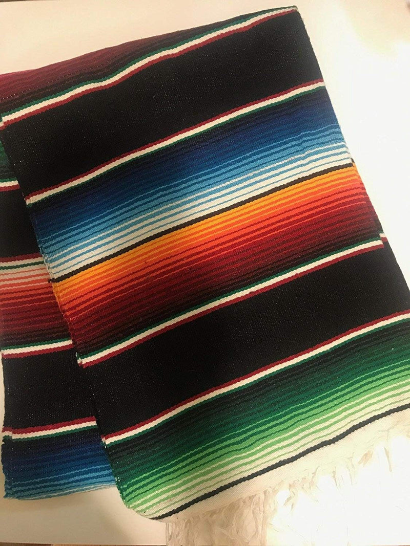 New Creations Fabric & Foam Inc, 14" Wide by 84" Long Mexican Serape Cotton Table Runner