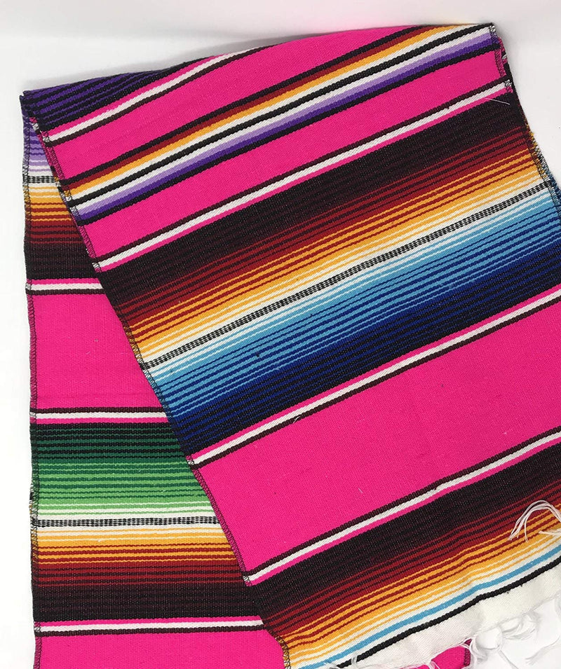 New Creations Fabric & Foam Inc, 14" Wide by 84" Long Mexican Serape Cotton Table Runner