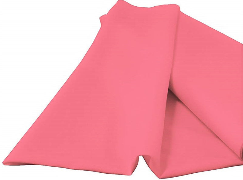 Hot Pink 60" Wide 100% Polyester Spun Poplin Fabric Sold By The Yard.