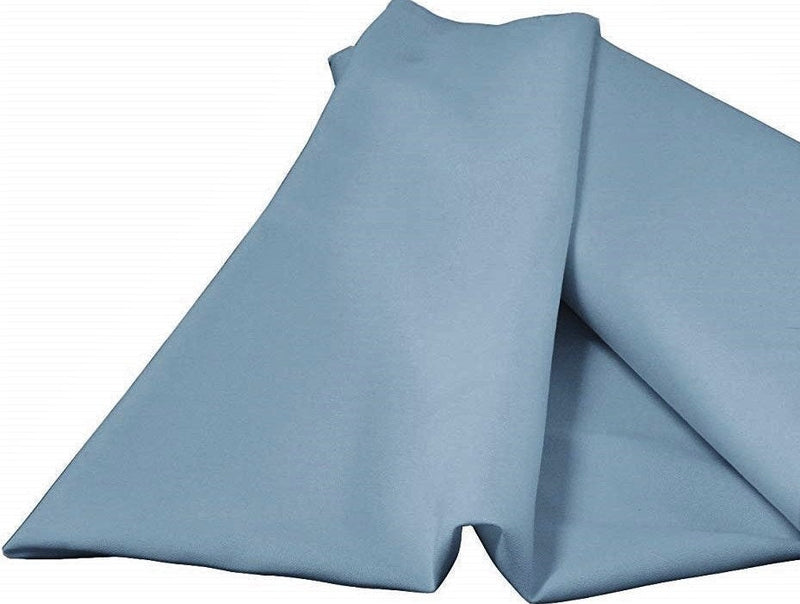 Steel Blue 60" Wide 100% Polyester Spun Poplin Fabric Sold By The Yard.