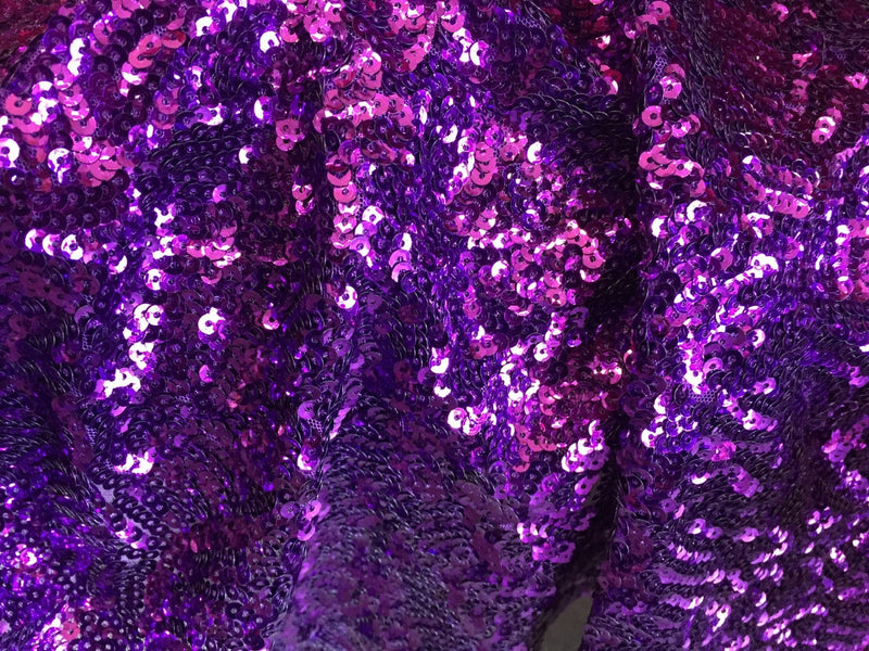 Purple mermaid fish scales sequins- seaweed sequins design- sold by the yard.58" wide.