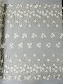 Lia 3d Floral Design Lace 54" Wide| New Creations Fabric & Foam Inc.