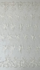 Valentina Embroider Floral Lace 54" Wide| New Creations Fabric & Foam Inc.