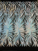 Phoenix Sequin Feather Fabric 54” Wide| New Creations Fabric & Foam Inc.