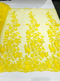 PRINCESS 3D FLORAL LACE (By The Yard)