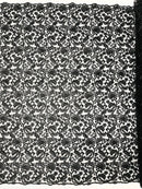 Angela Metallic corded lace 54" Wide| New Creations Fabric & Foam Inc.