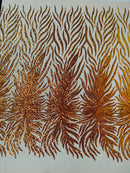 Phoenix Sequin Feather Fabric 54” Wide| New Creations Fabric & Foam Inc.